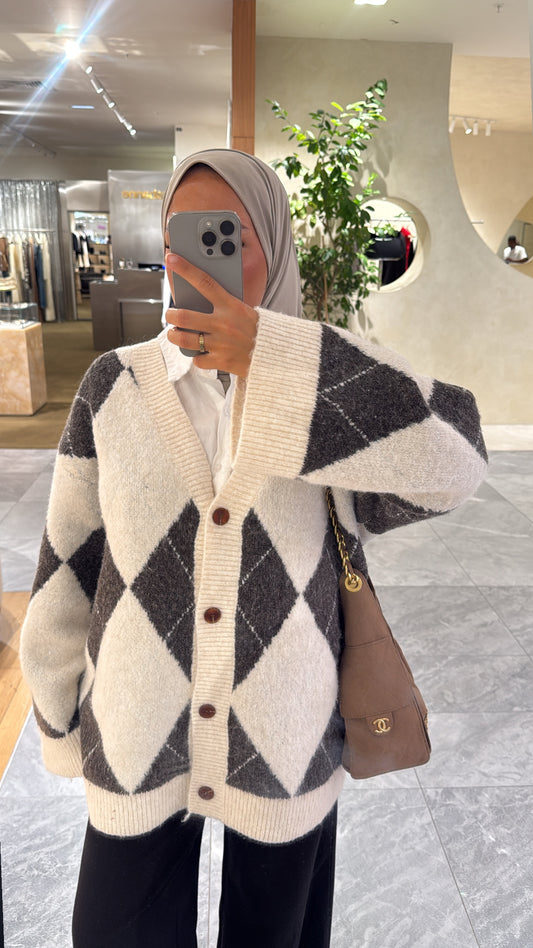 Cardigan en laine clair