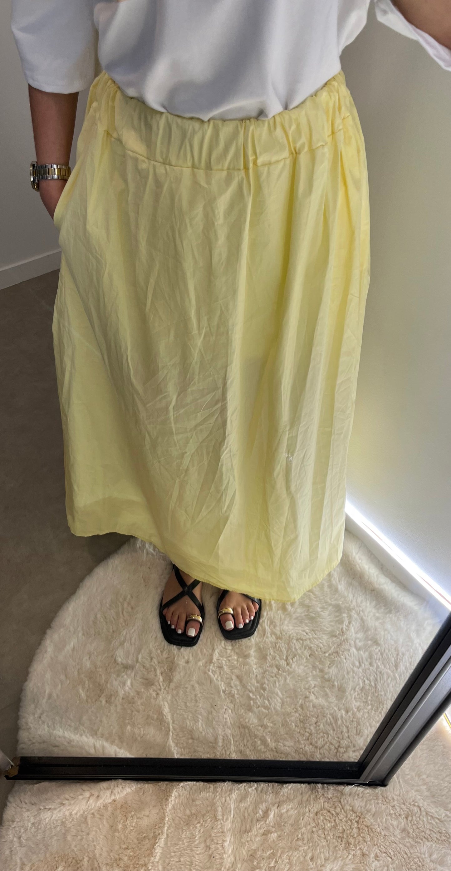 Jupe jaune