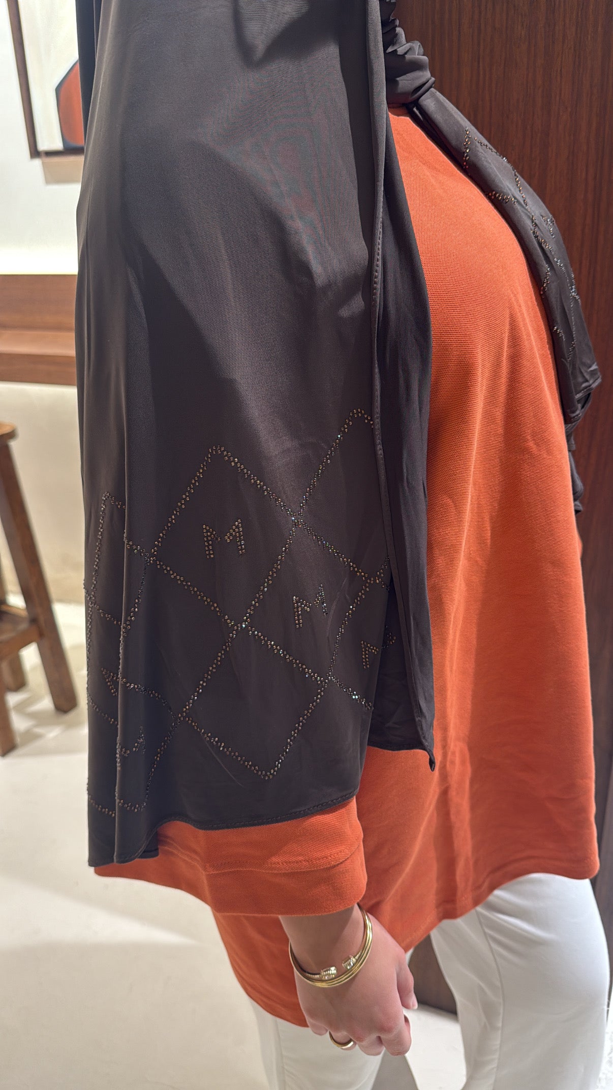 Hijab M marron