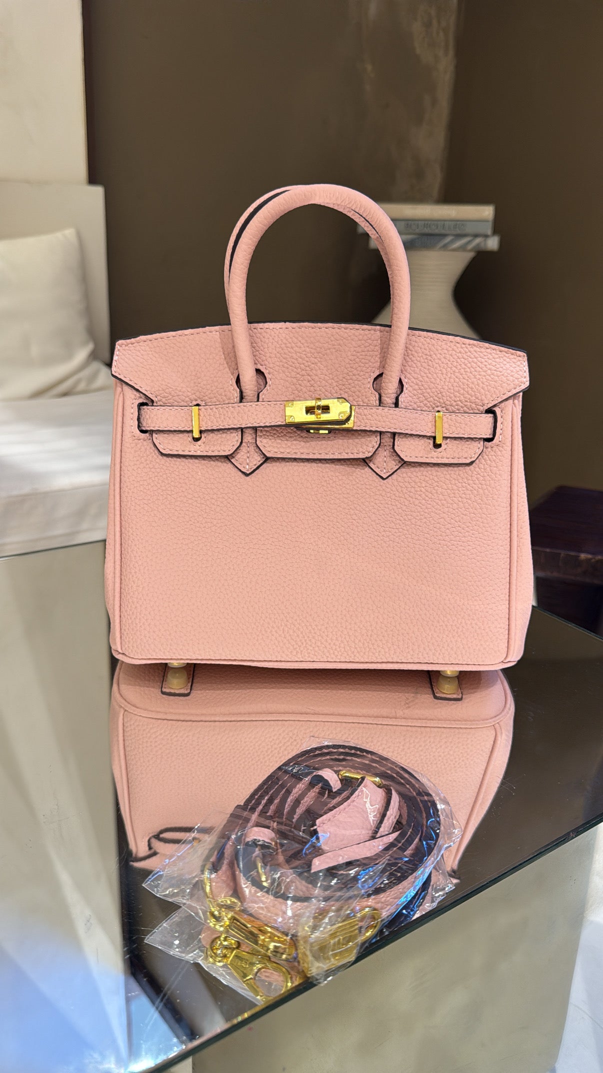 Sac MANAL rose clair