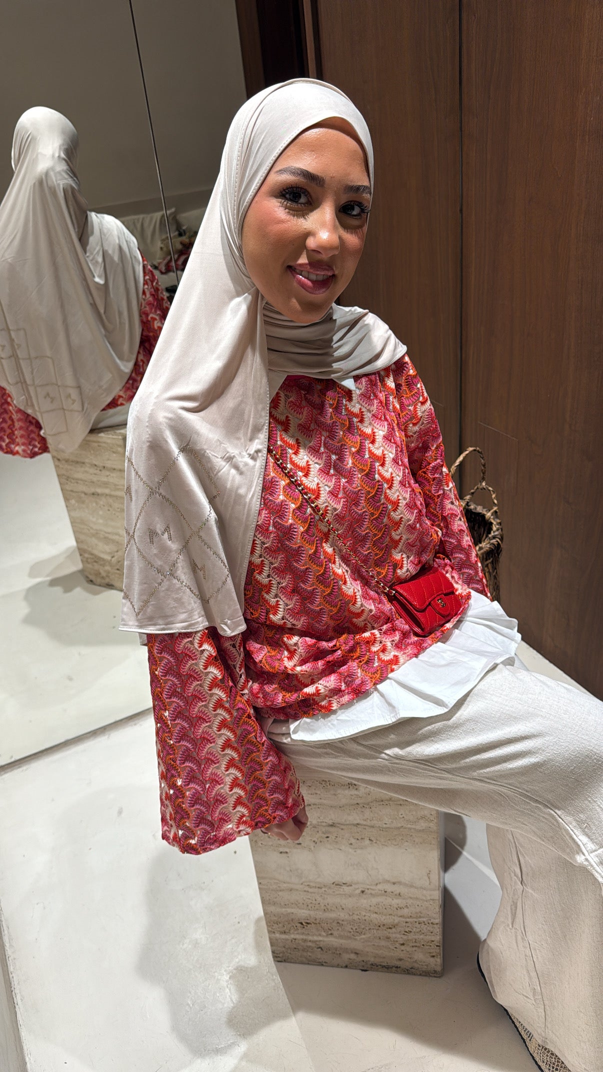 Hijab M crème