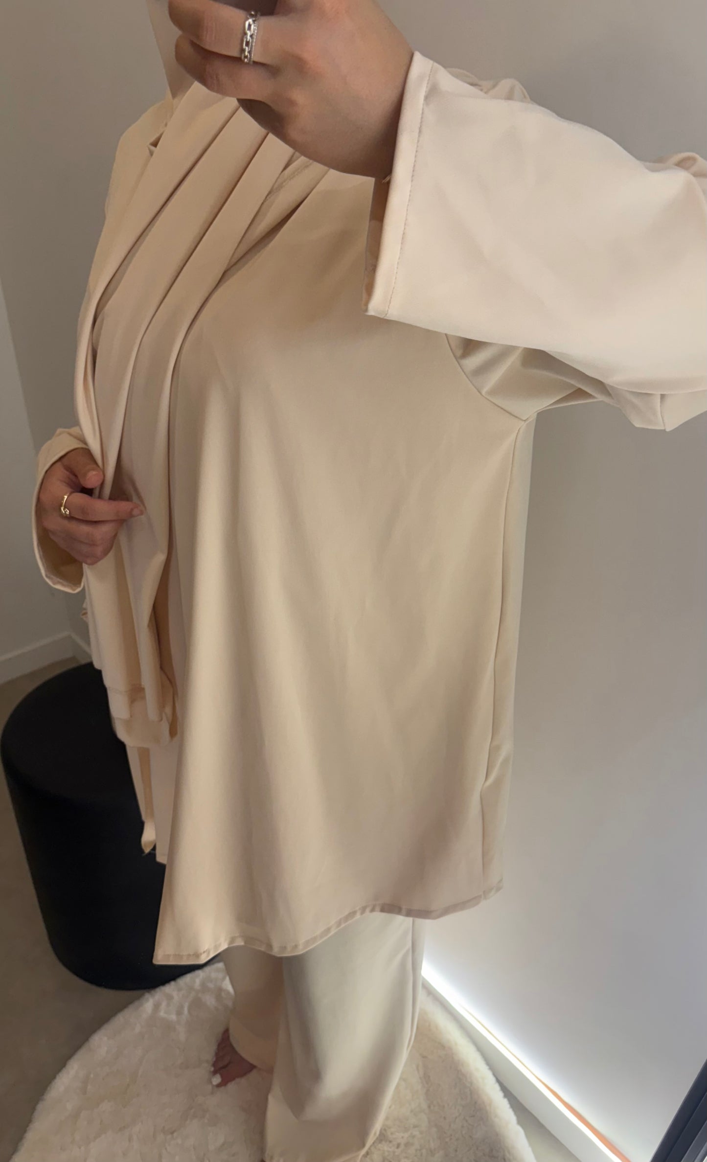 Burkini beige avec noeud VOILE INCLUS