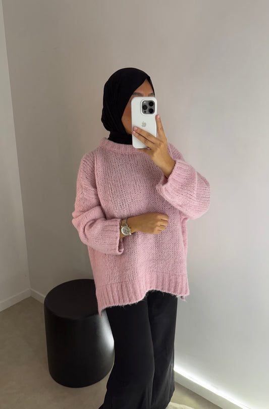 Pull oversize rose