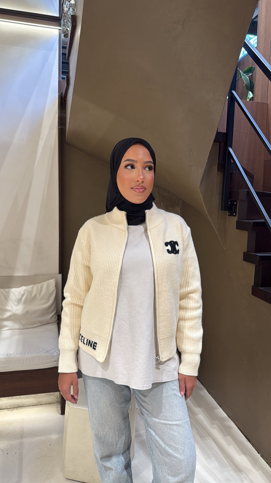 Gilet crème Céline