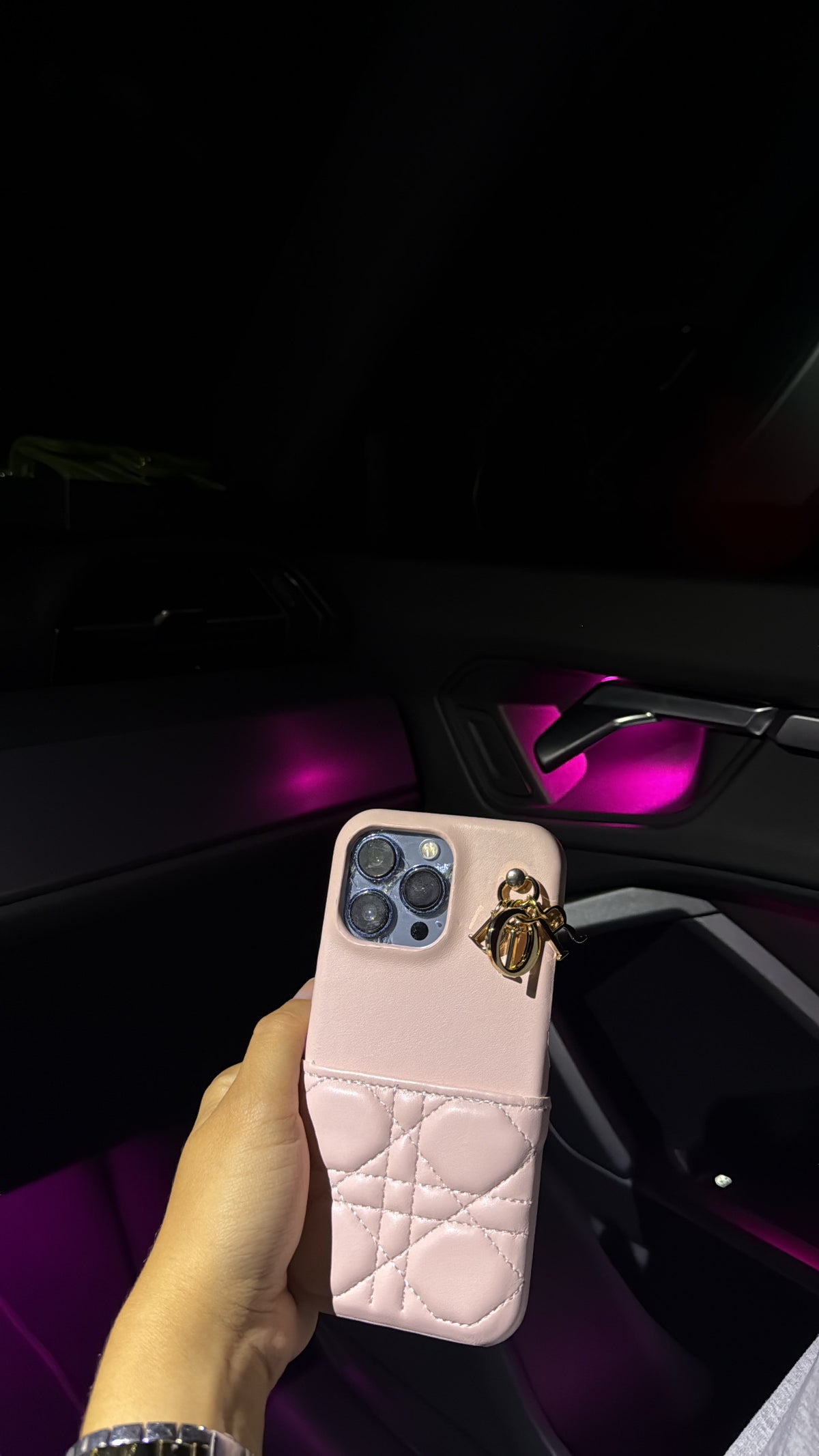 Coque de téléphone rose D