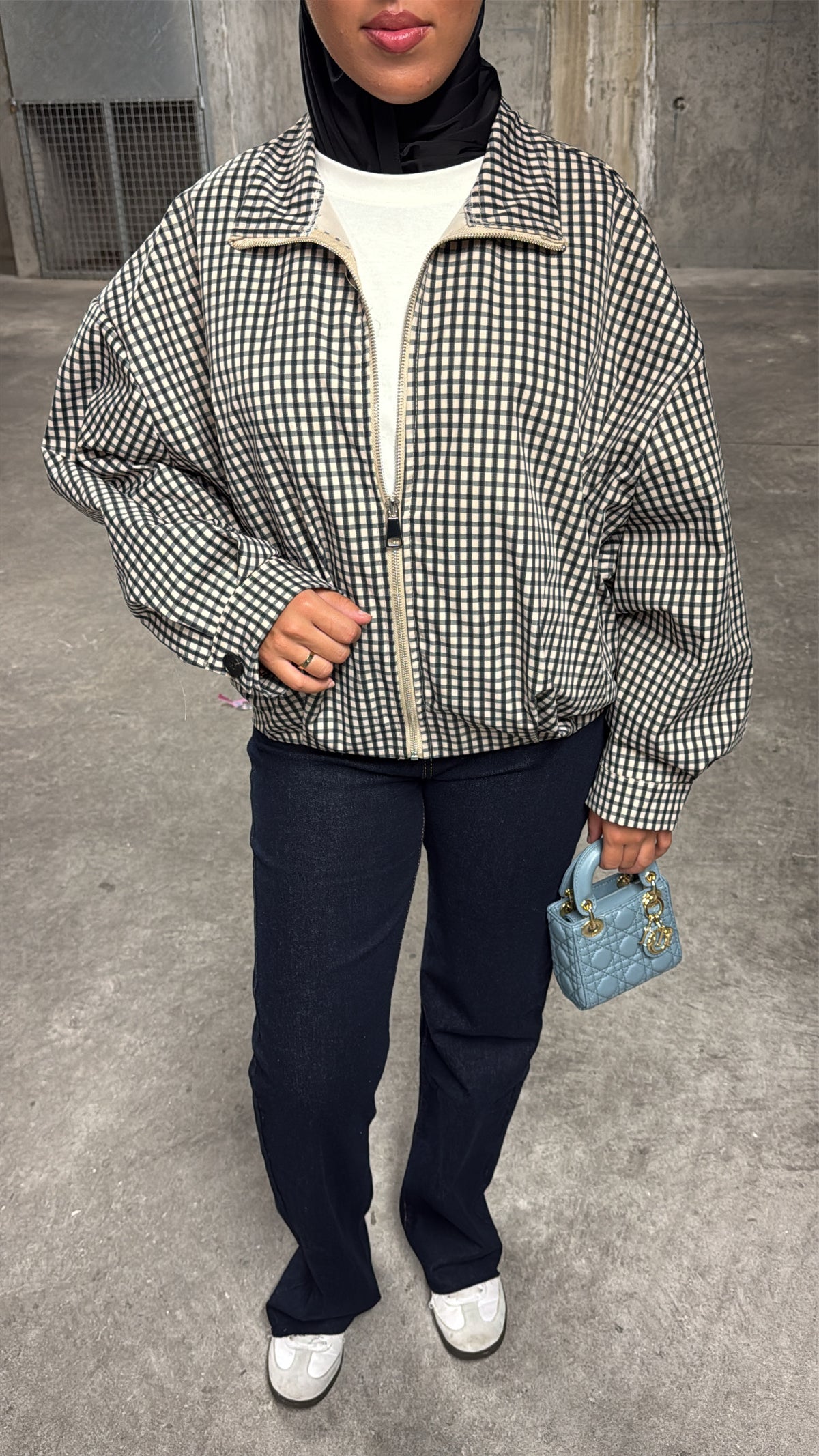 Veste à carreaux