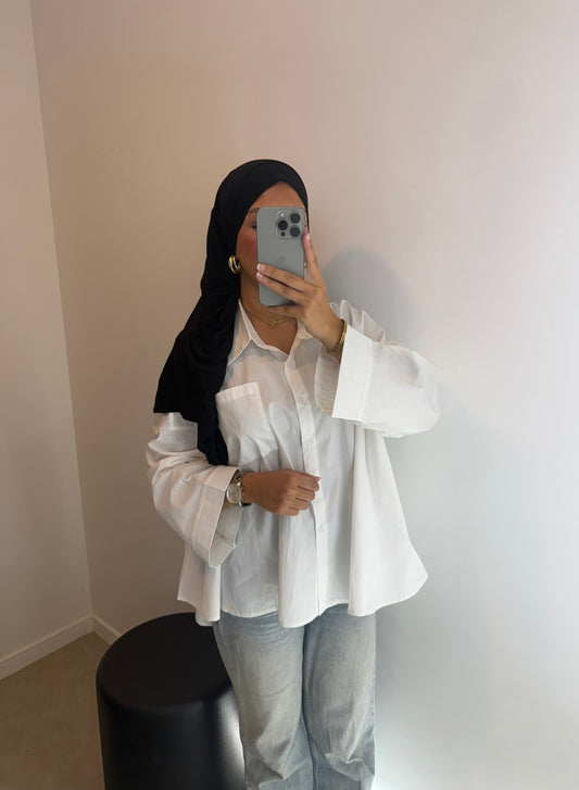 Chemise blanche oversize