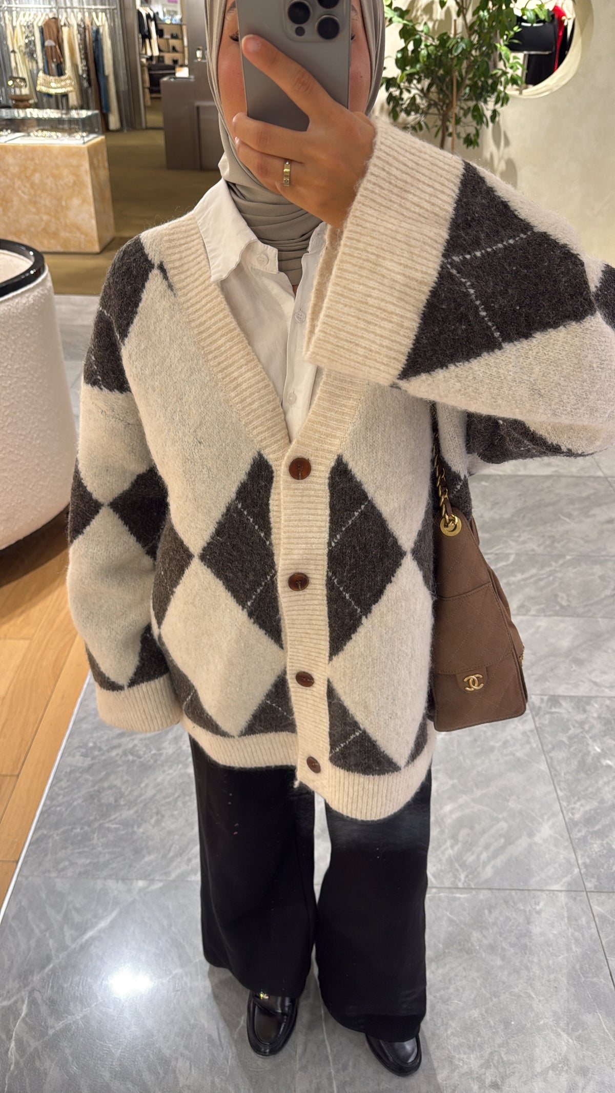 Cardigan en laine clair