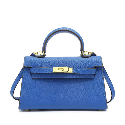 Sac SELMA bleu électrique doré
