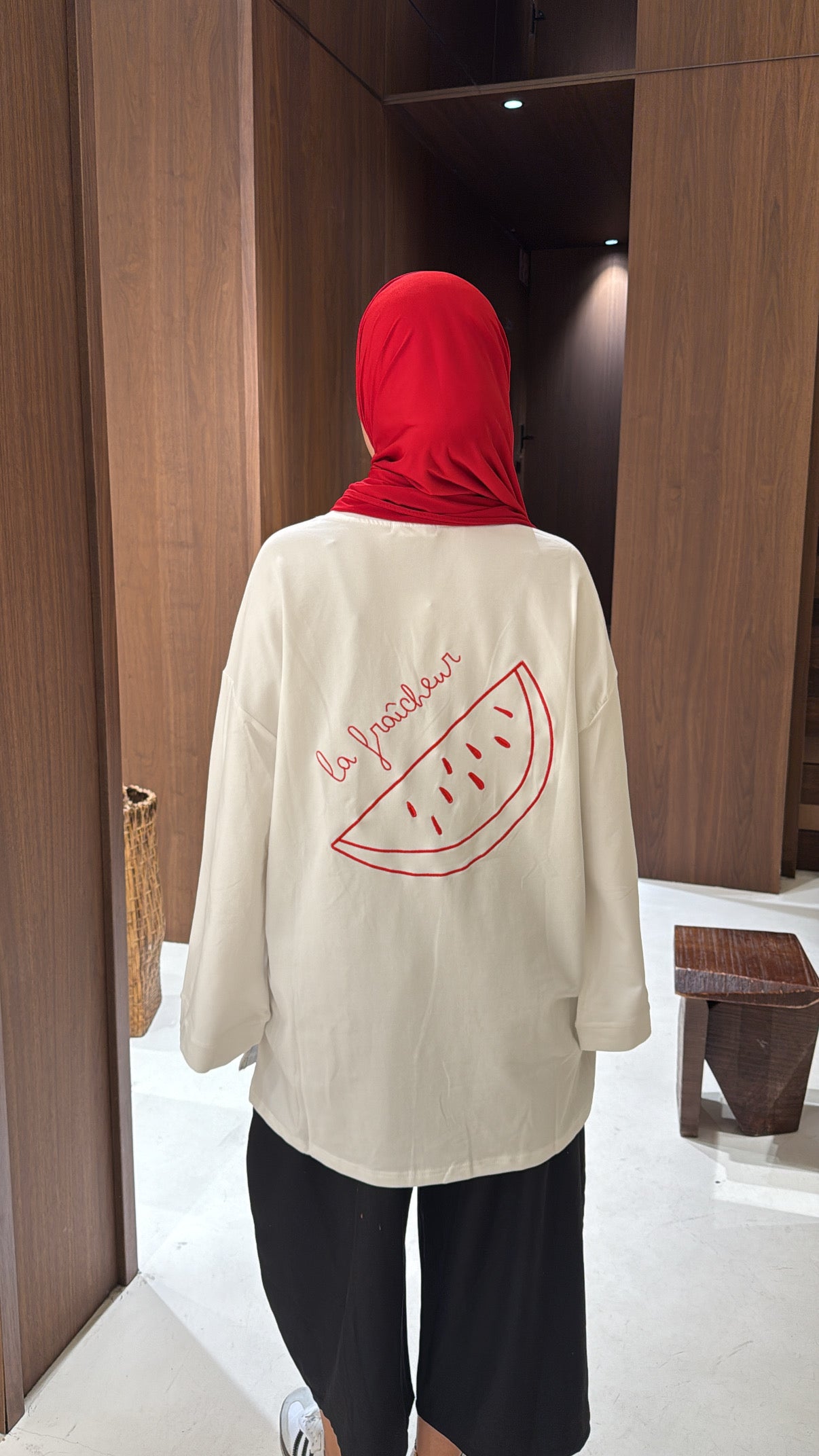 Tee shirt oversize pastèque