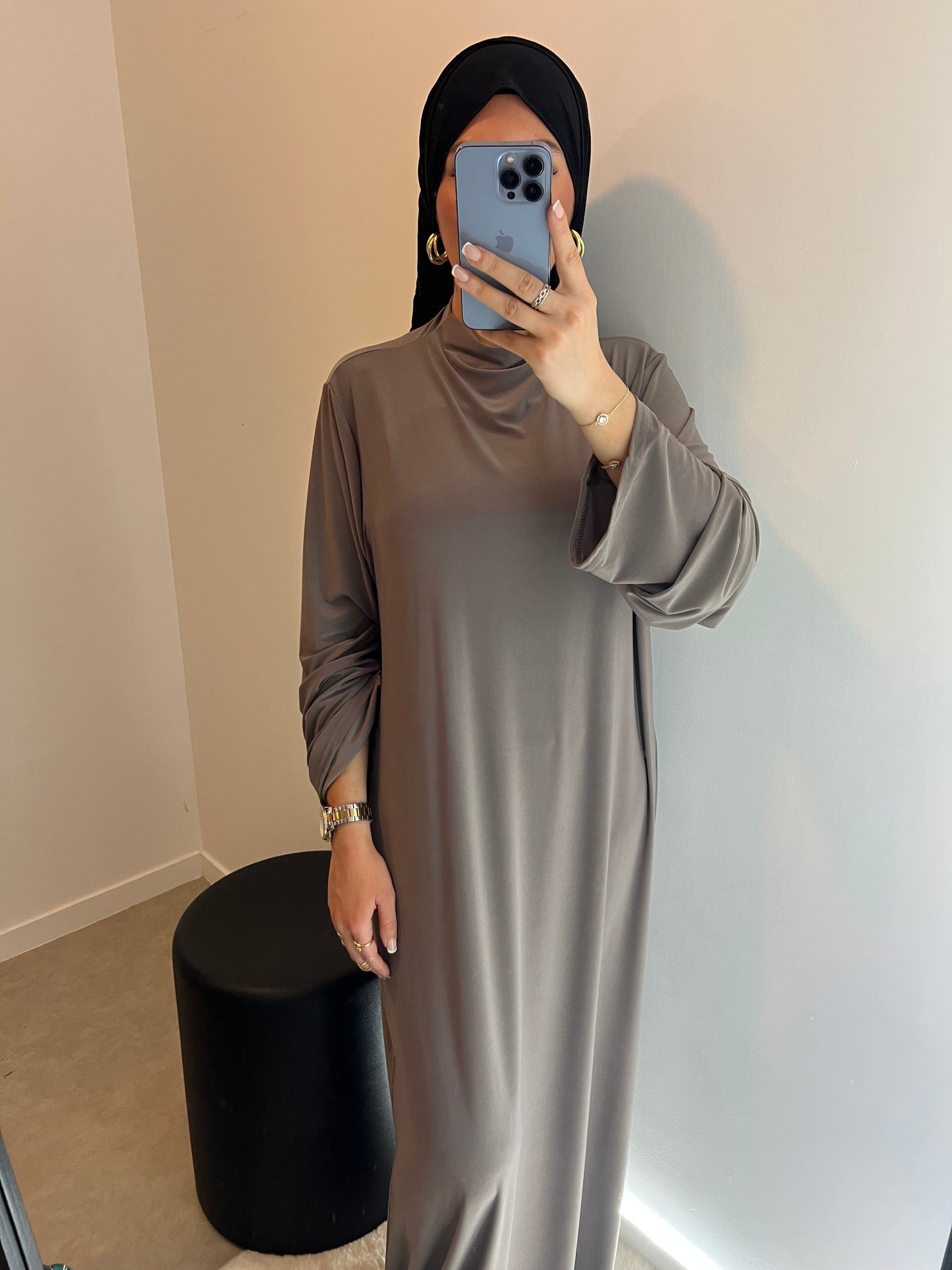 Robe taupe