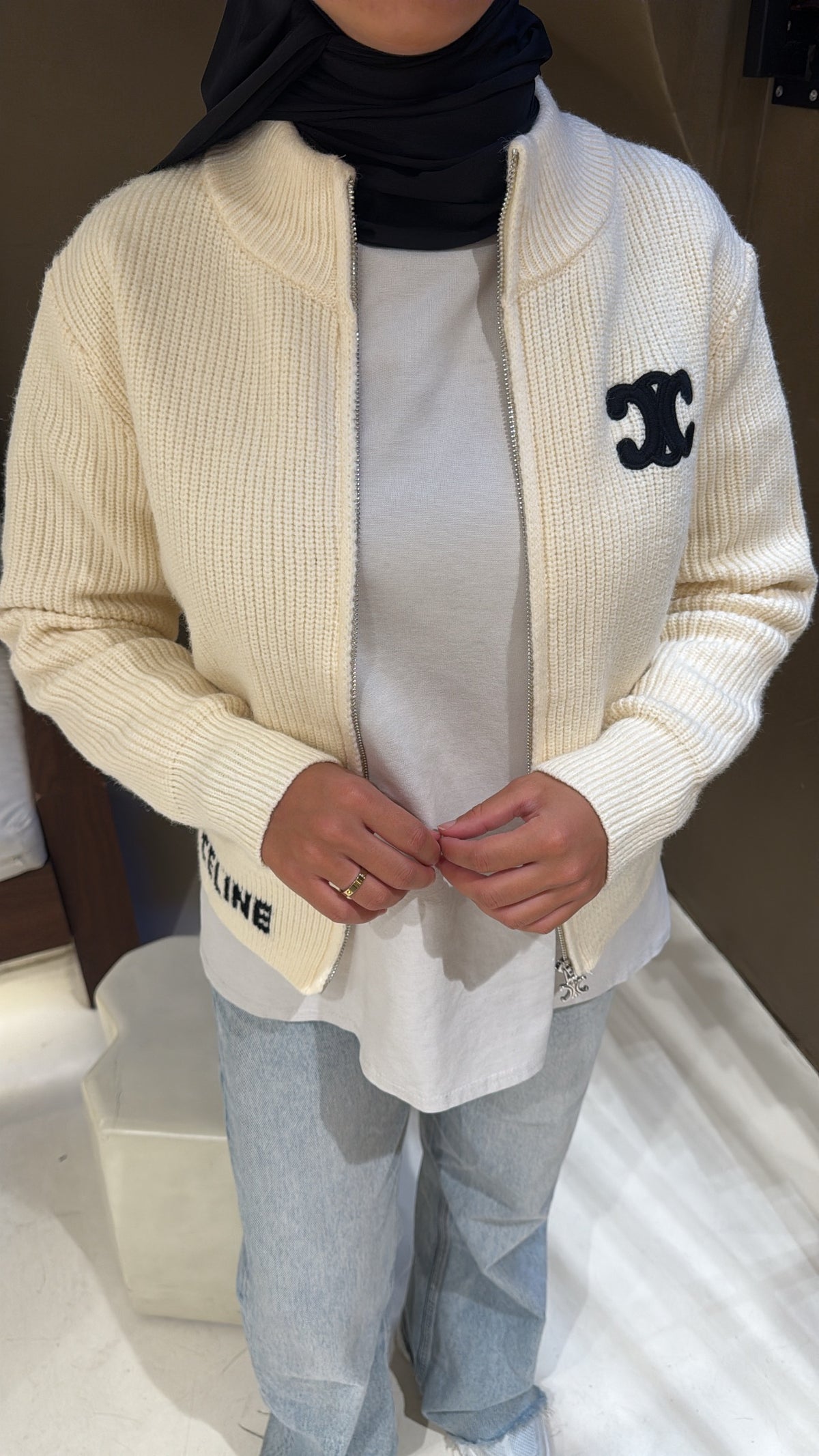Gilet crème Céline