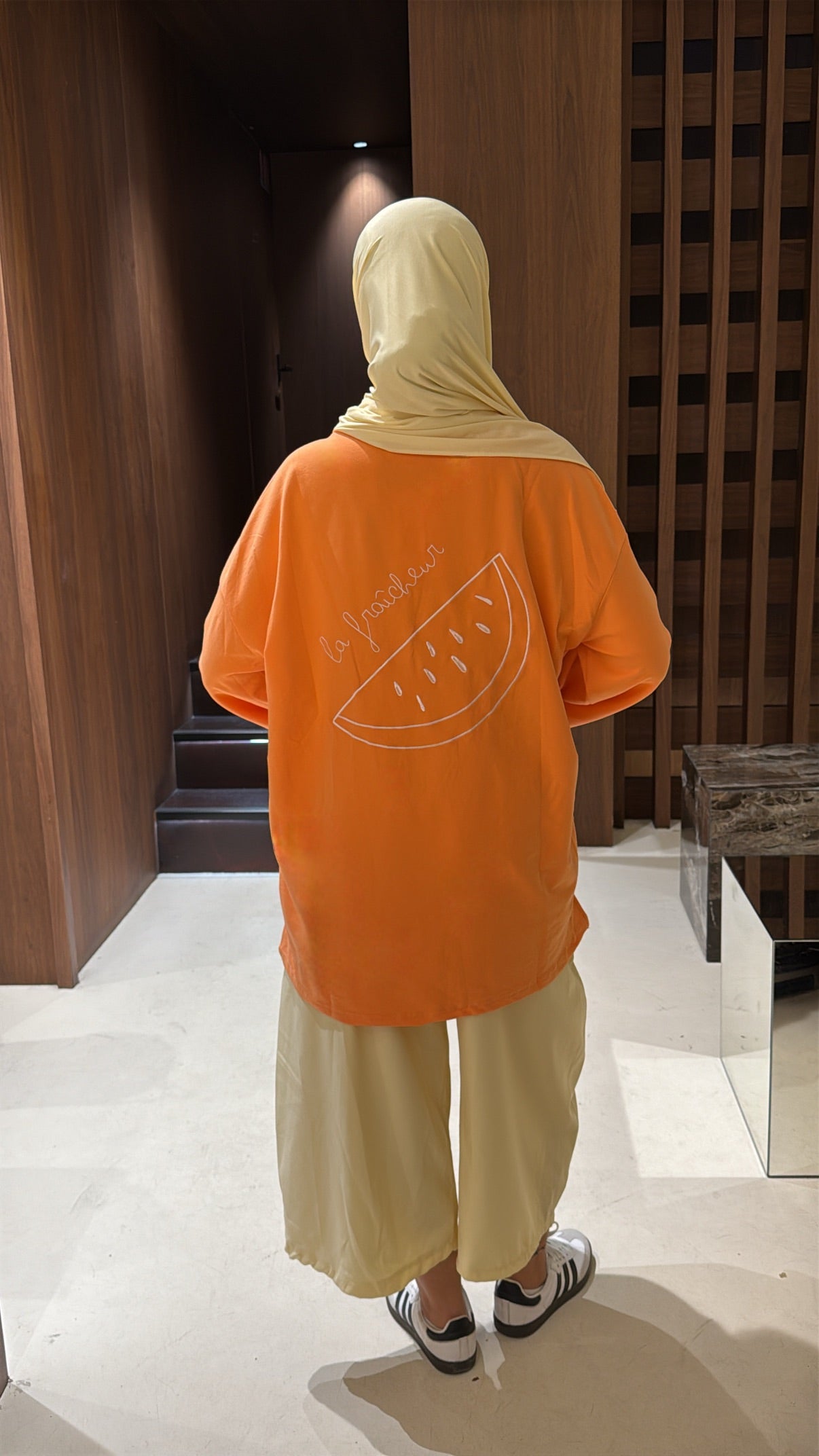 Tee shirt oversize pastèque