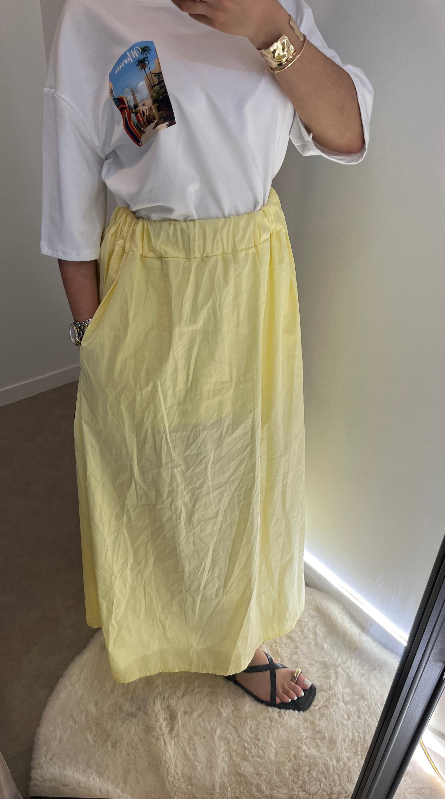 Jupe jaune