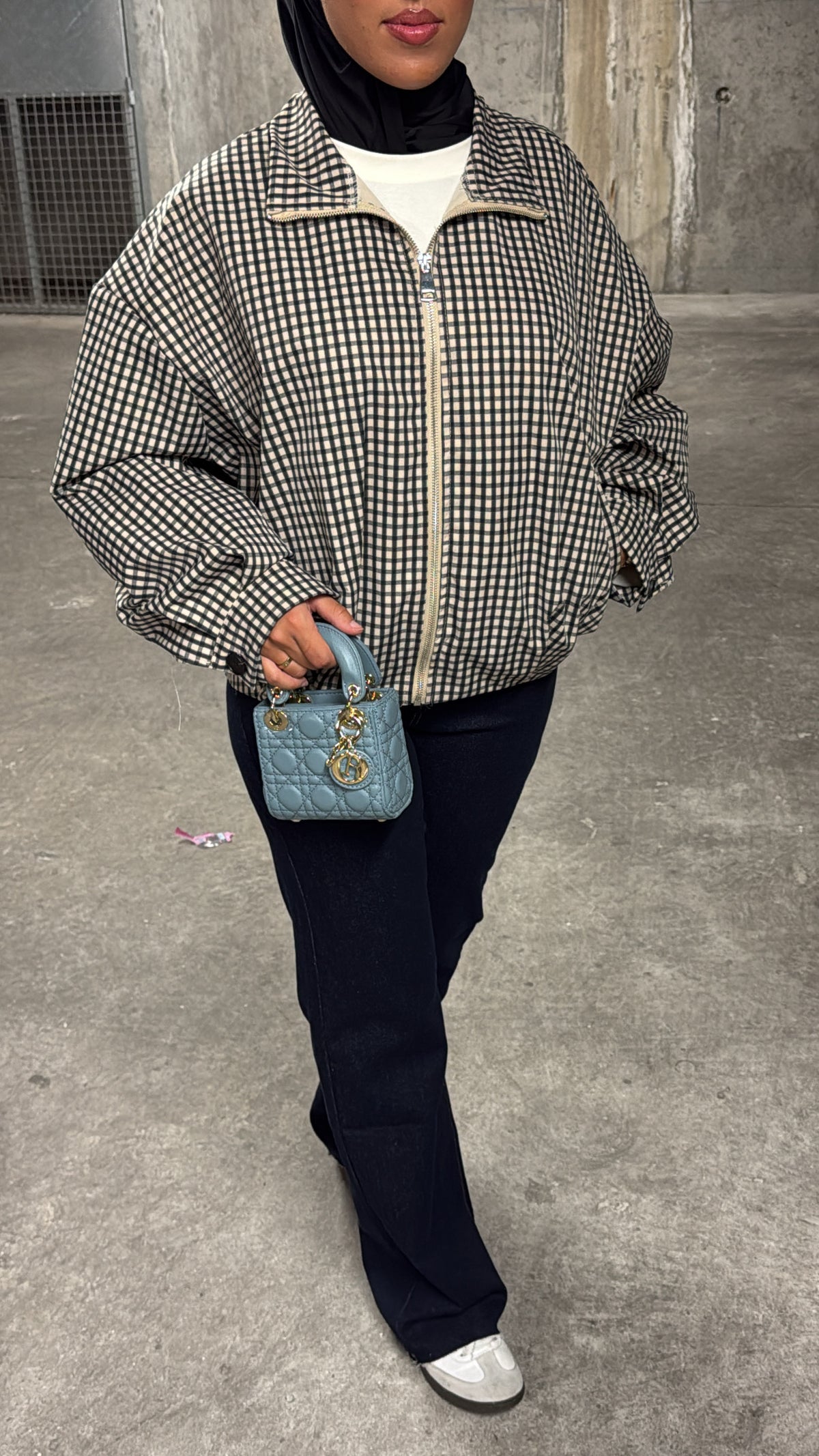 Veste à carreaux
