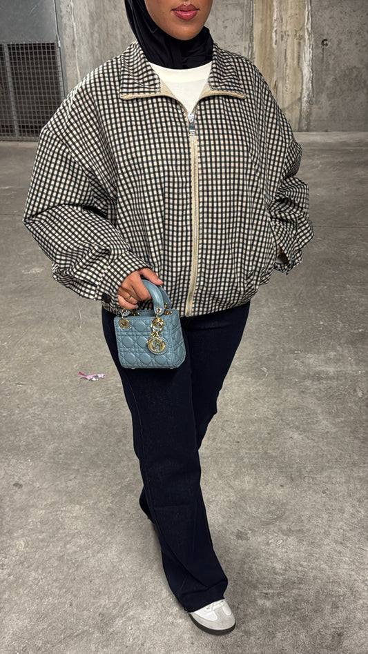 Veste à carreaux
