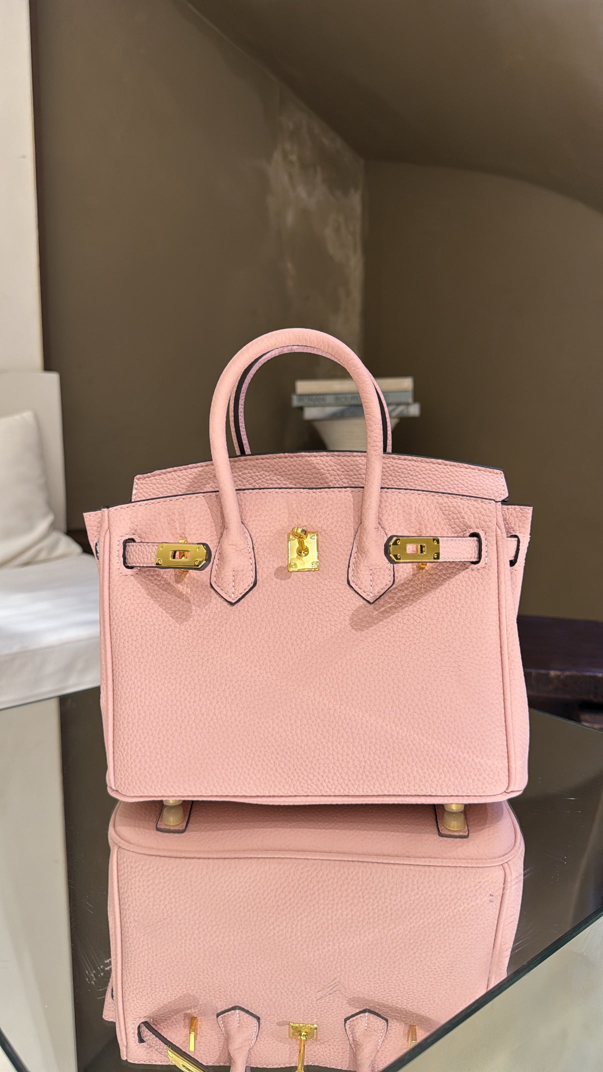 Sac MANAL rose clair