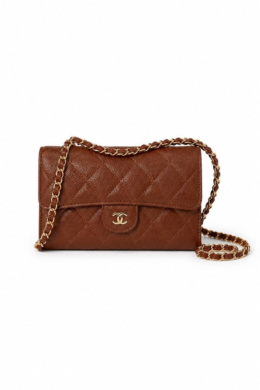 Sac medium marron cc