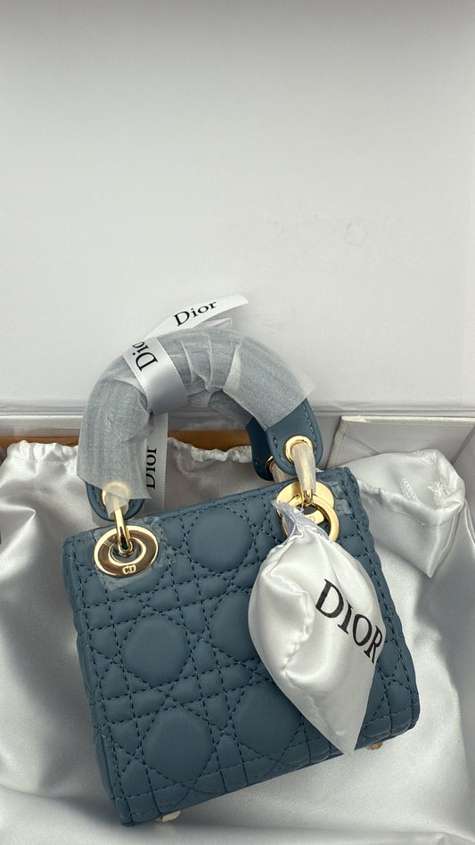 Sac mini bleu D