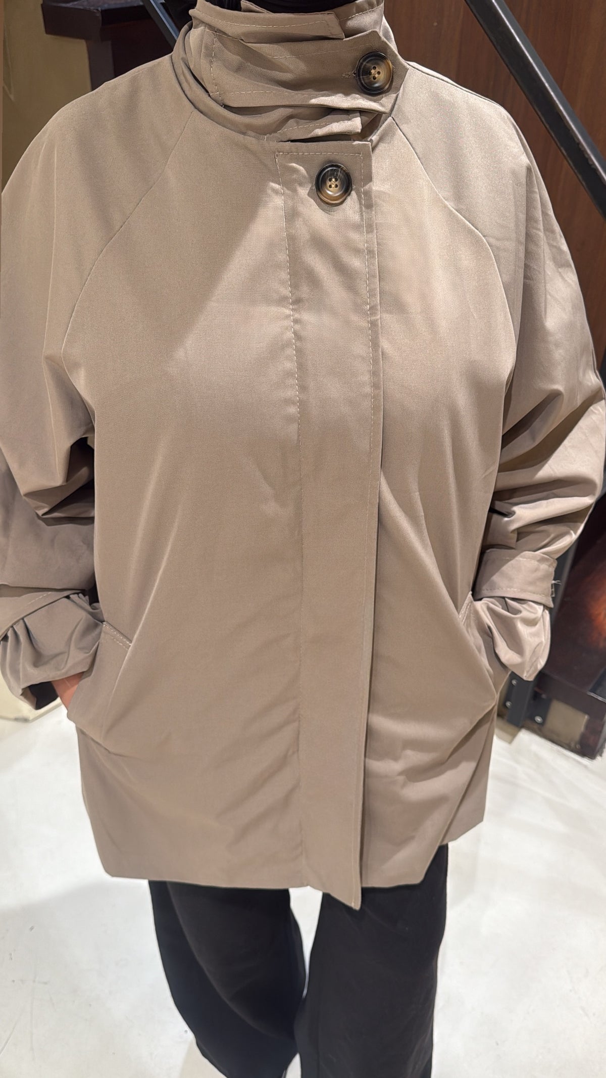 Trench taupe