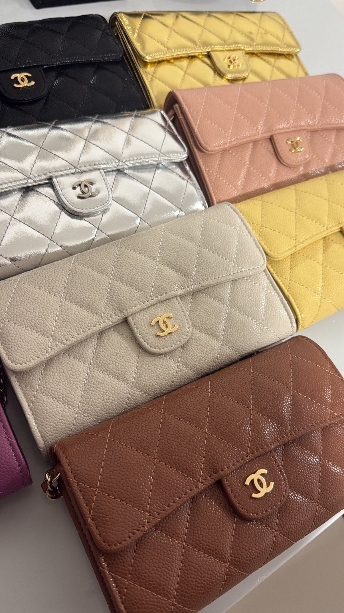 Sac medium argenté cc