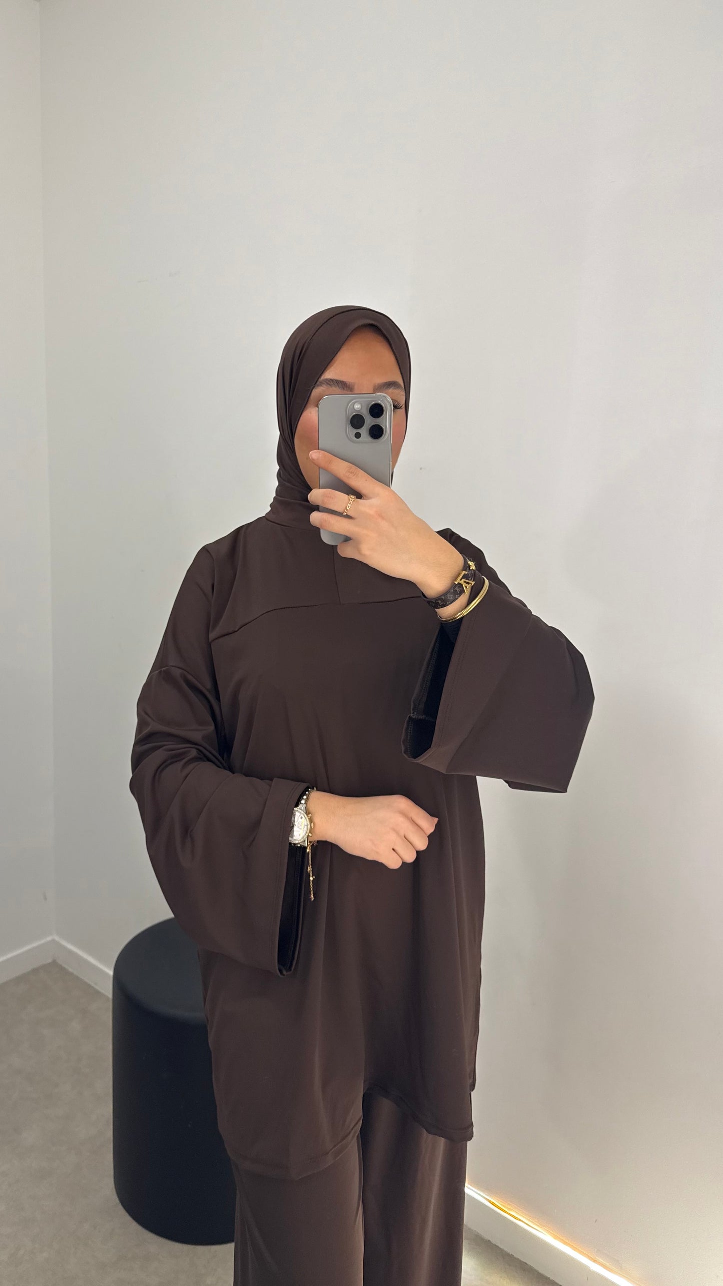 Burkini 3 pièces chocolat