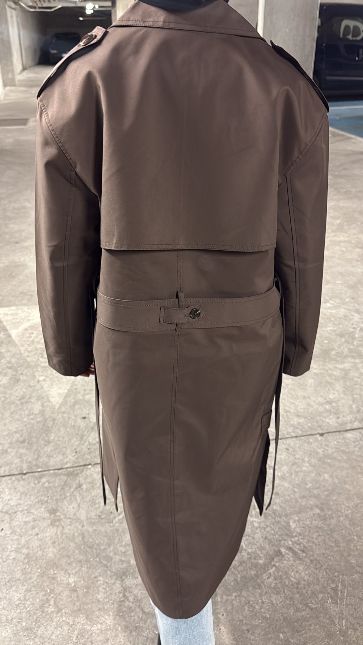Trench long marron