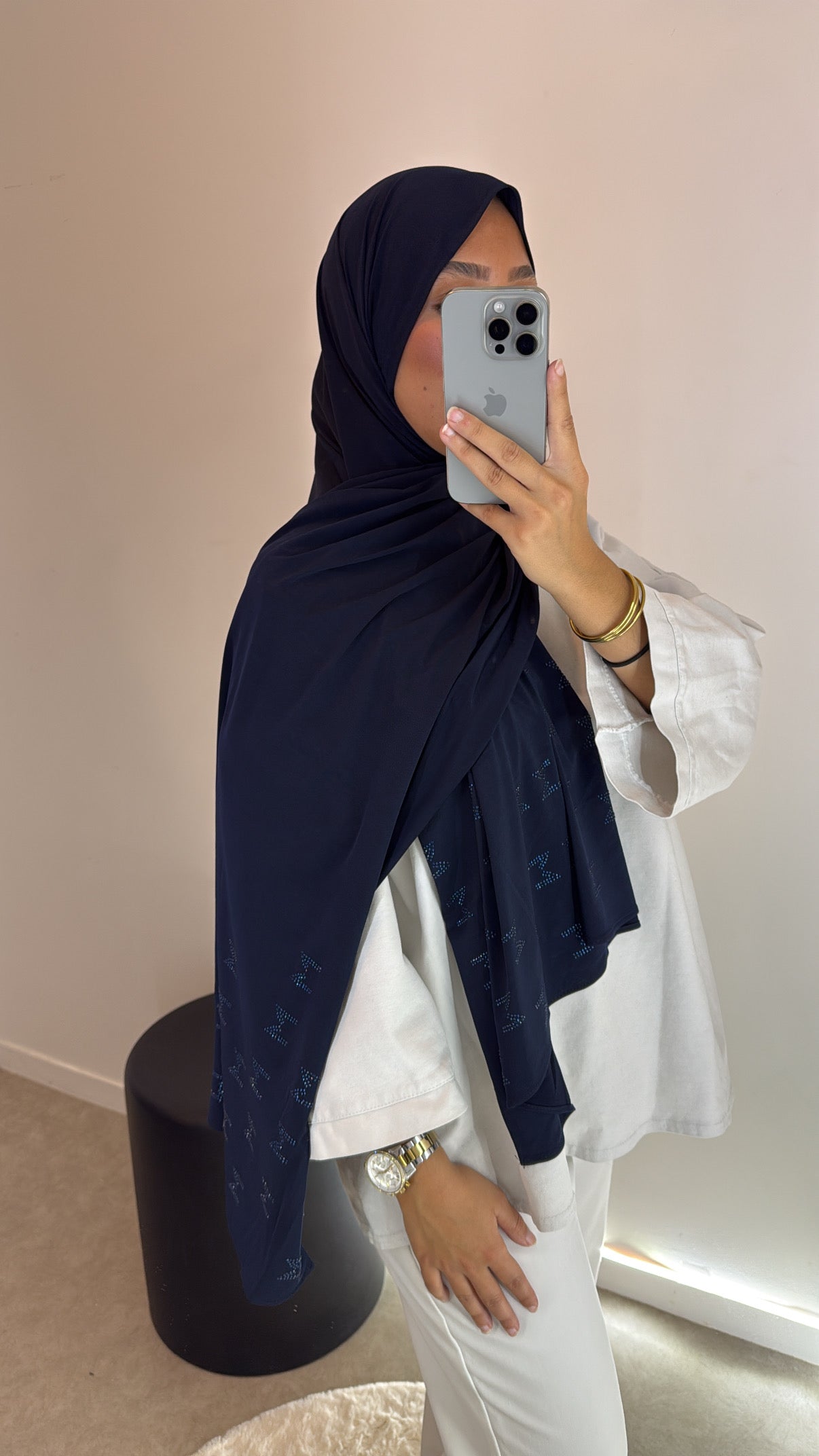 Hijab dupe M bleu marine