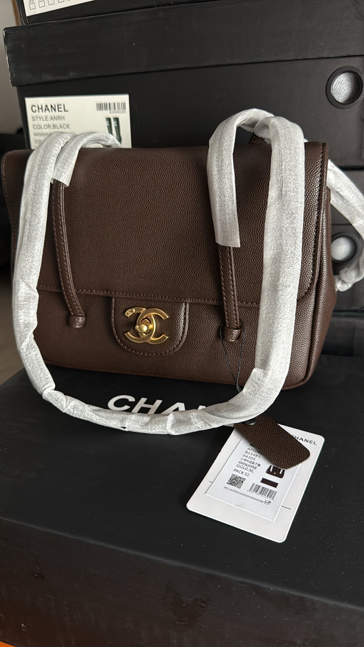 Sac preppy choco cc