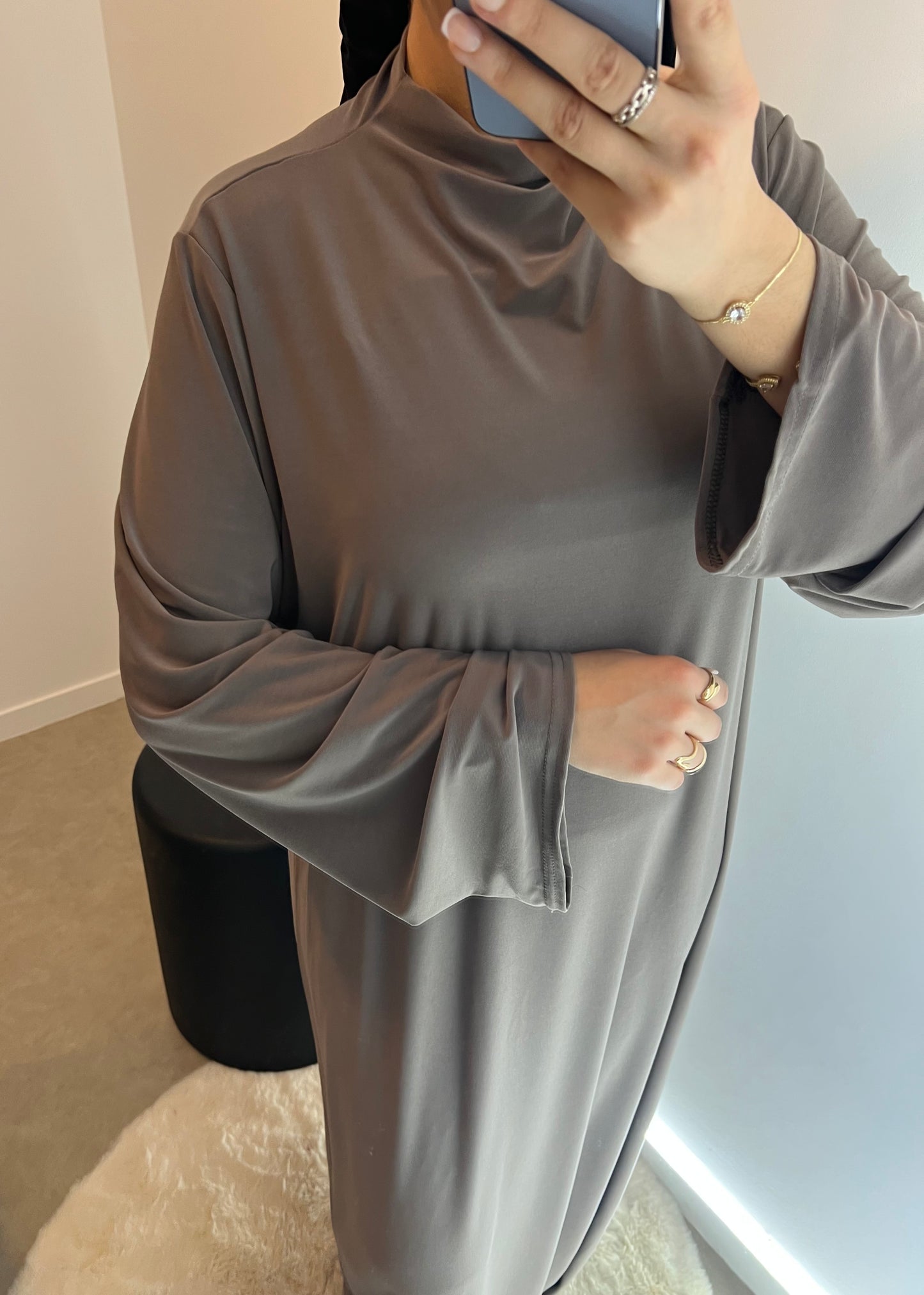 Robe taupe