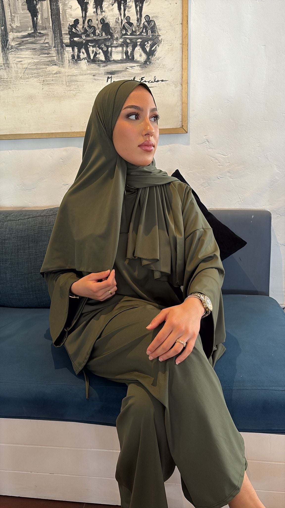 Burkini 3 pièces vert